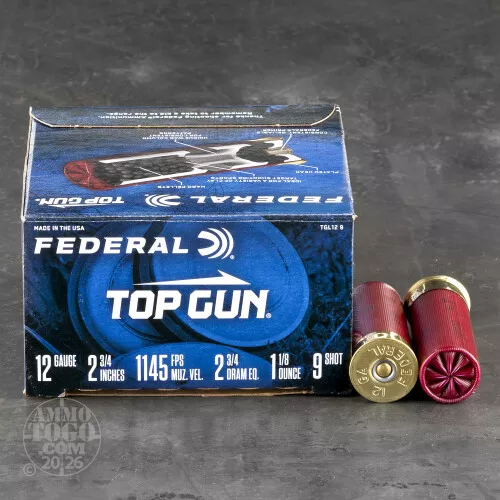 12 Gauge #9 Shot Ammo for Sale by Federal – 25 Rounds