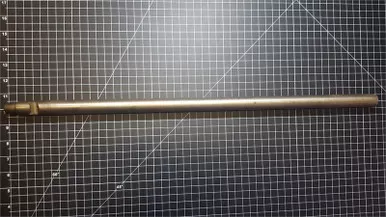 .17 caliber HMR SS, 18.25 inches long 920 O.D. needs to be polished and crowned