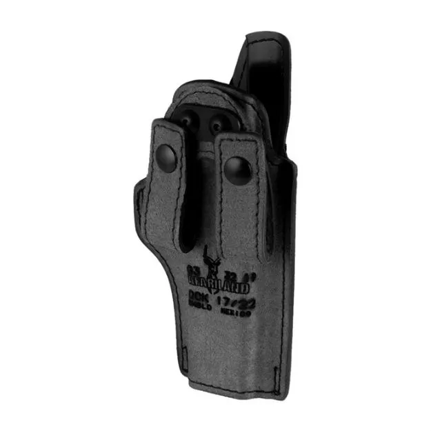 #18 Iwb Glock 17, 22 Black Suede Rh