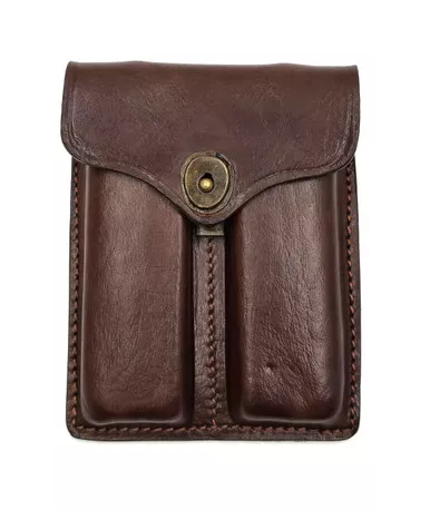 1911 Leather Double Magazine Pouch