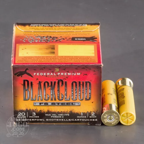 20 Gauge #2 Shot Ammo for Sale by Federal - 25 Rounds