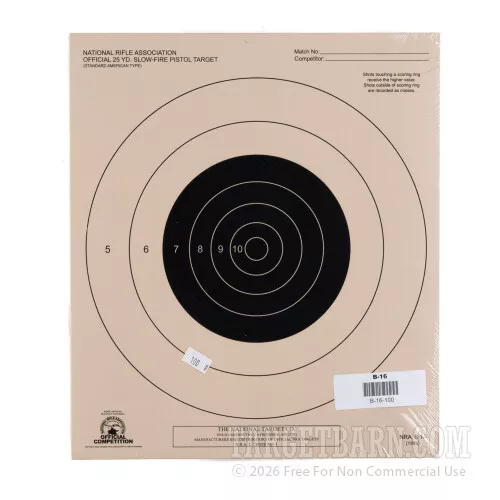 2000 B-16 Paper Targets for Sale – Target Barn