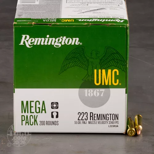 223 Remington Metal Case (MC) Ammo for Sale by Remington – 200 Rounds