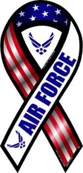Air Force - 4" x 8" Ribbon Magnet