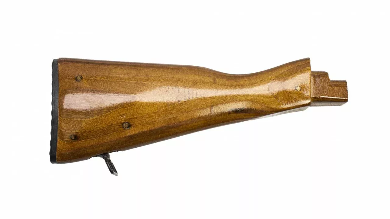 AK 47/74 Laminated wood stock w/Butt Plate and Sling Swivel