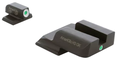 AmeriGlo SW141 i-Dot Sight Set, Green Tritium, Smith & Wesson M&P Shield