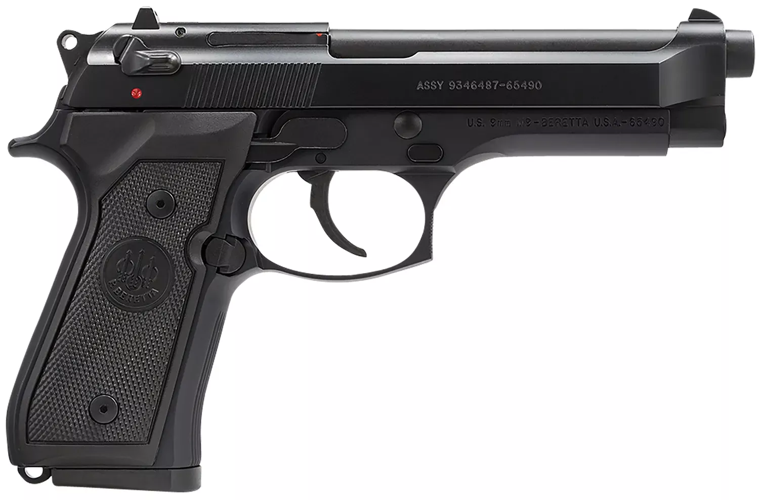 Beretta USAM99mm Luger Pistol 4.90" 10+1 Black Bruniton Finish