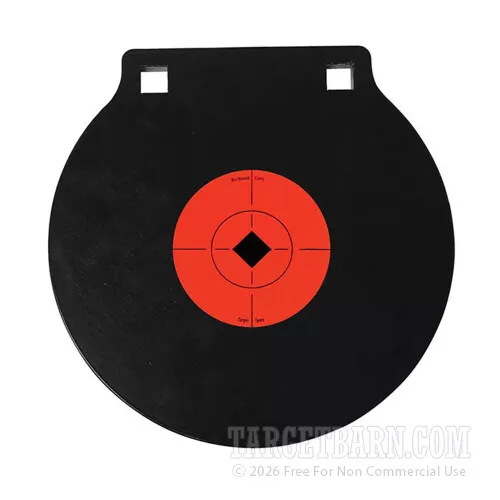 Birchwood Casey 8 Inch Double Hole AR500 Gong