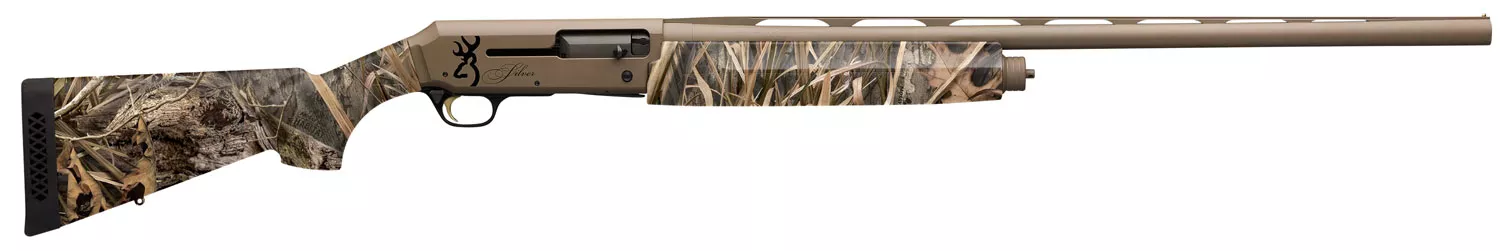 Browning 011428204 Silver Field 12 Gauge 28″ 4+1 3.5″ Flat Dark Earth Cerakote Mossy Oak Shadow Grass Habitat Stock Right Hand – White Birch Armory