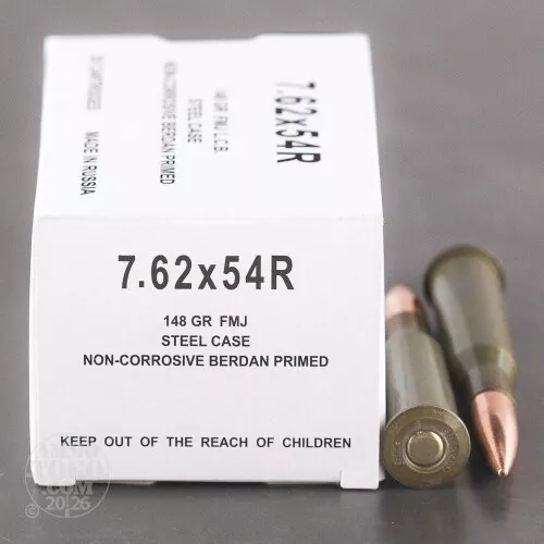 Bulk 7.62x54r Ammo by Wolf for Sale – 500 Rounds