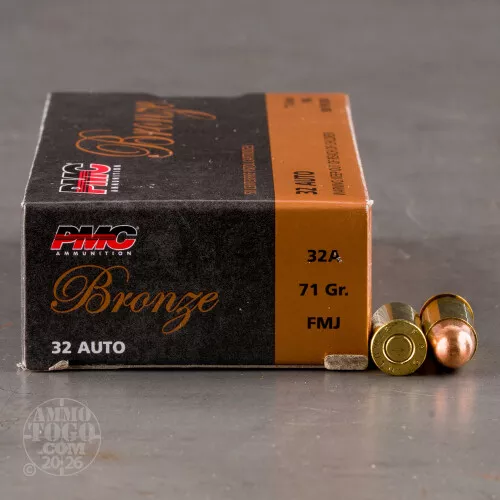 Bulk PMC 32 Auto (ACP) Ammo for Sale – 1000 Rounds