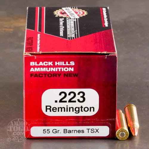 Cheap 223 Remington ammo - Bulk Black Hills Ammunition Hollow Point 500 Round Packs