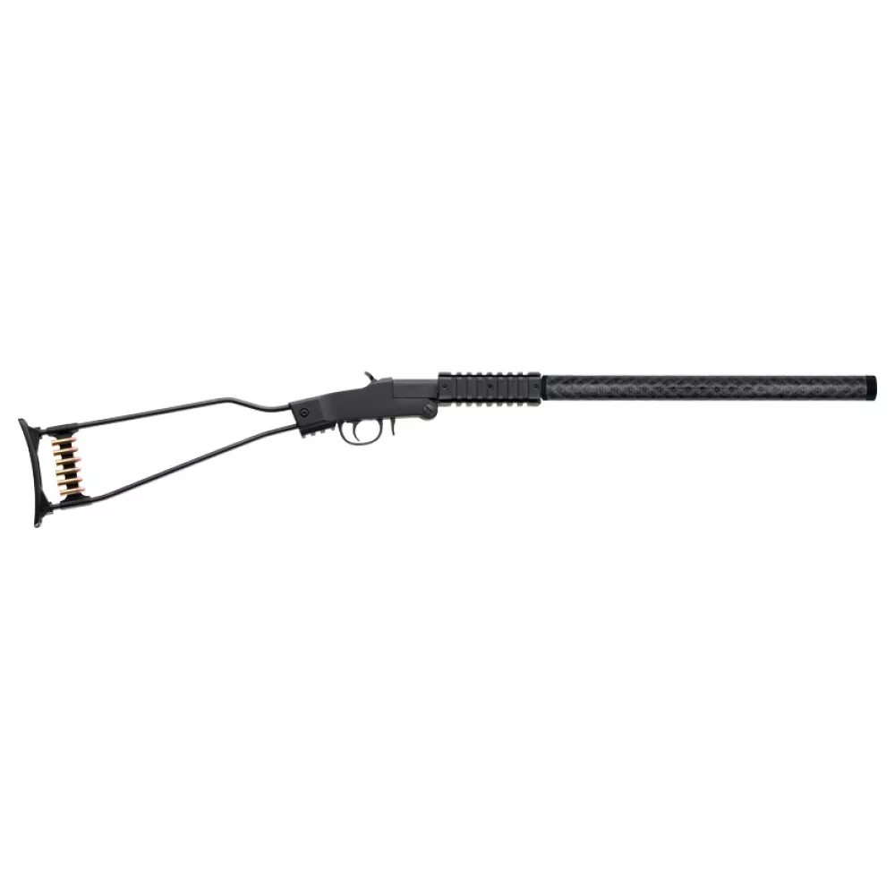CHIAPPA LITTLE BADGER 22LR, CARBON FIBER SHROUD 16.5″ BLK