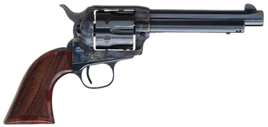 Cimarron AR411 Arizona Ranger45 Colt (LC) 6 Shot, 5.50" Blue w/Engraved "Arizona Ranger" Steel Barrel, Blued Cylinder, Color Case Hardened Steel Frame, Checkered Walnut Grip, Exposed Hammer