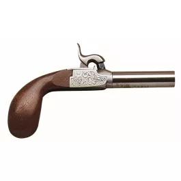 Derringer Liegi Deluxe Percussion Pistol 3-1/8" .44