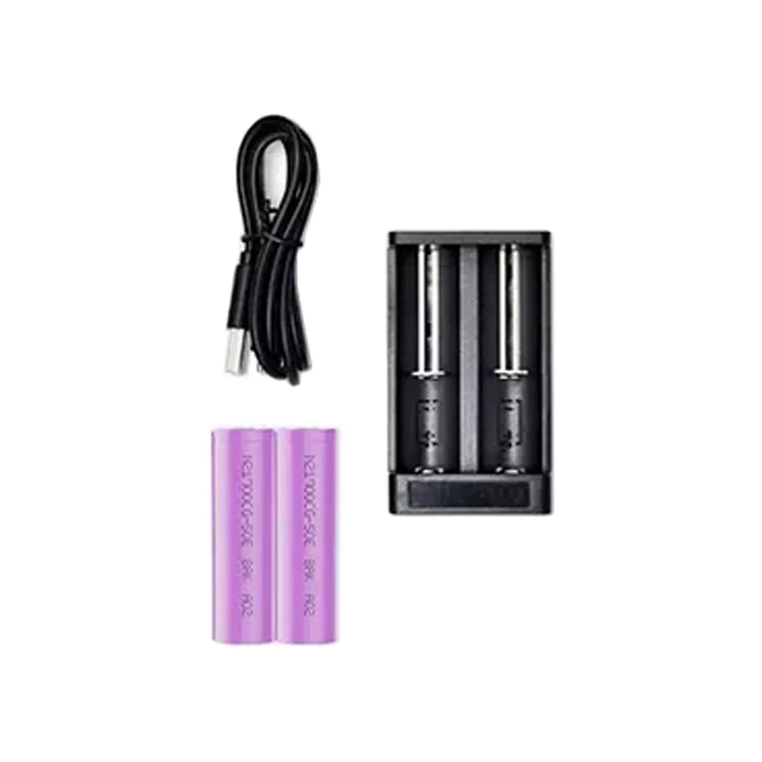 DNT Optics 21700 Battery Pack with Charger and 2 Batteries