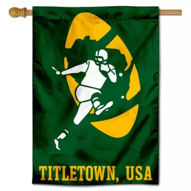 Green Bay Packers Retro Titletown USA House Banner