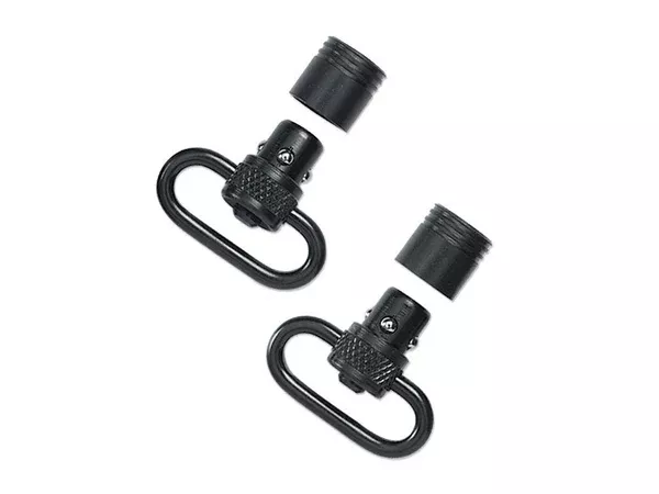 Grovtec Push Button Quick Detachable Sling Swivels 1″ Loops with Bases (GTSW06)