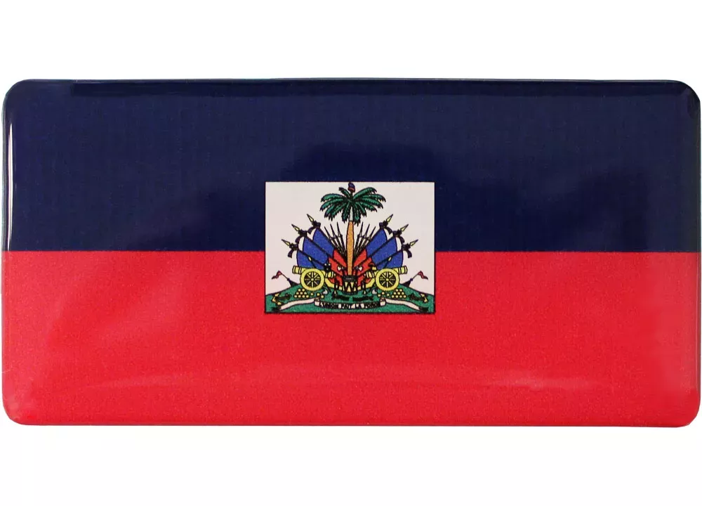 Haiti Domed Sticker