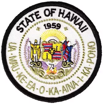 Hawaii Circular Patch