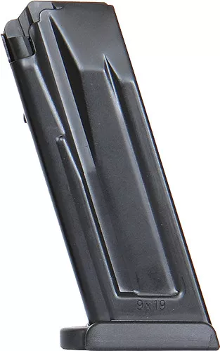 HK Magazine P30SK/VP9SK 9MM 10-Round Black Steel Flush Plate