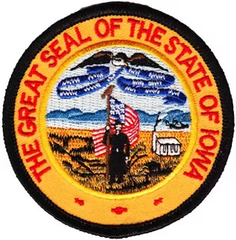 Iowa Circular Patch