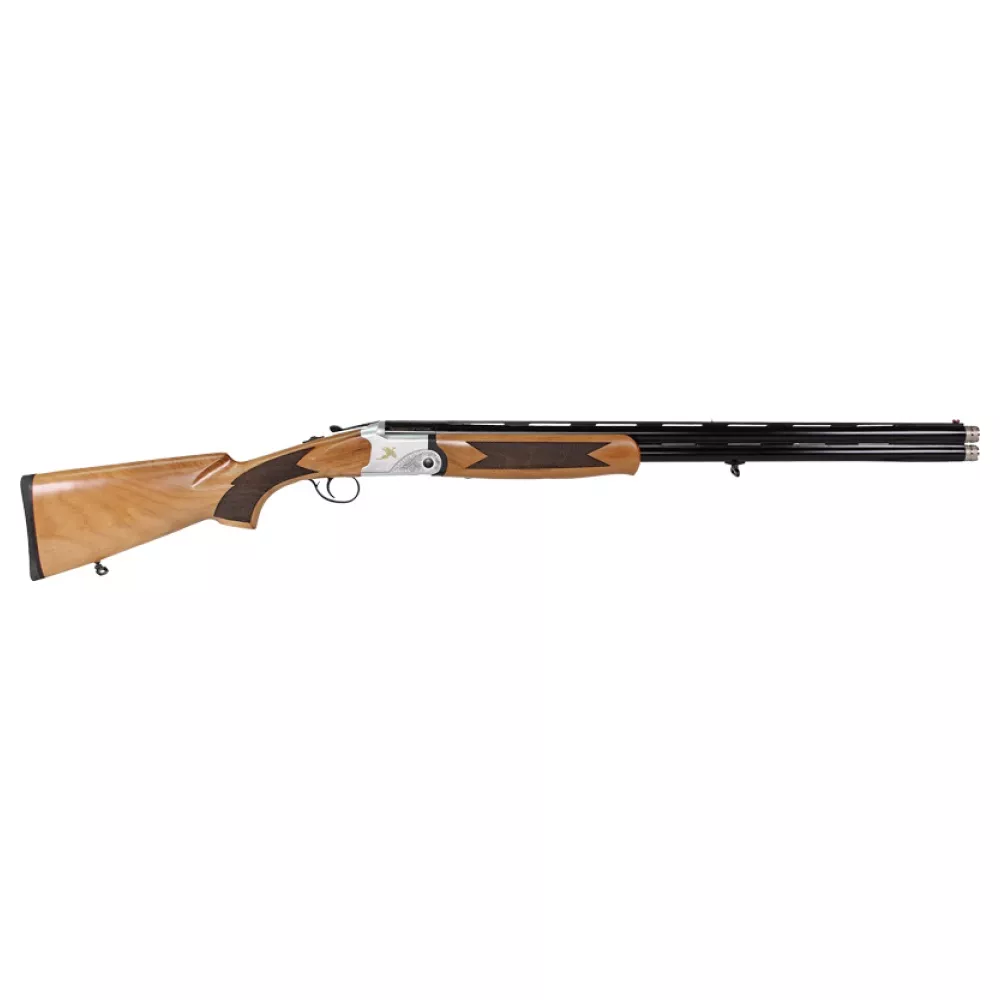 IVER JOHNSON 600 O/U 12GA 3″, 28″VR MATTE BLONDE WOOD