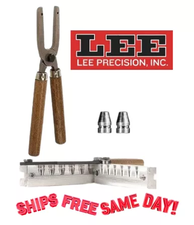 Lee COMBO 6-Cav Mold with Case 9mm / 38Super / 380 ACP + Handles! 90387 + 90005
