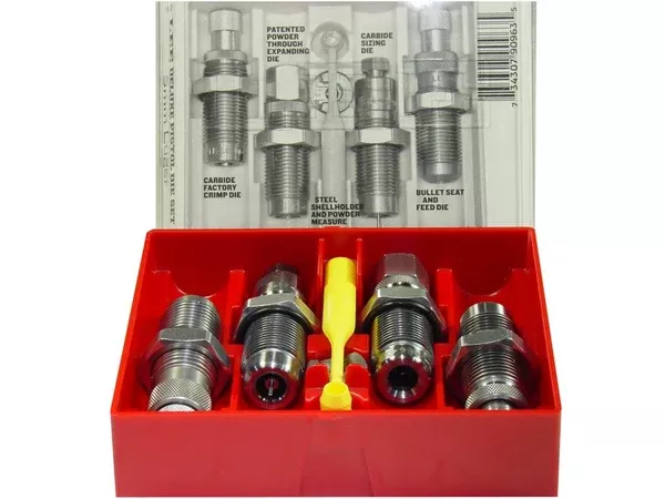Lee Deluxe Carbide 4-Die Set 44 Special, 44 Remington Magnum