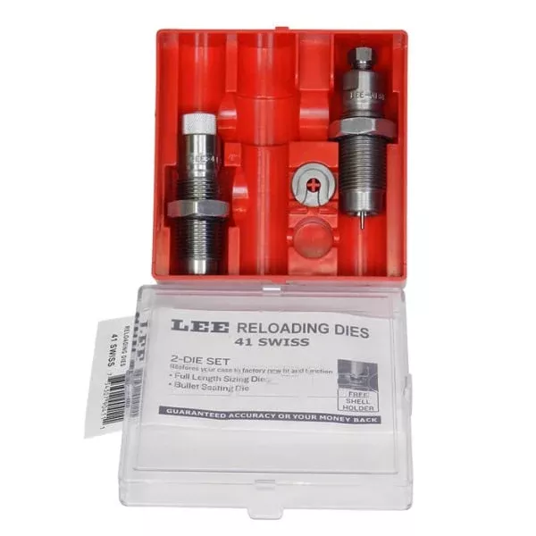 Lee Precision Micrometer 2 Die Set 41 Swiss (10.4x38mmR)