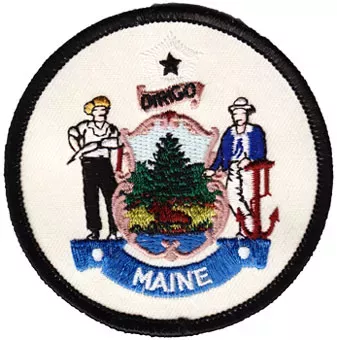 Maine Circular Patch