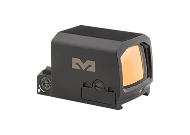 Meprolight MPO Pro-F Enclosed Red Dot - 33 MOA Circle w/3 MOA Dot Bullseye Reticle, RMR Footprint, Black