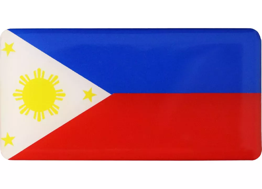 Philippines Domed Sticker