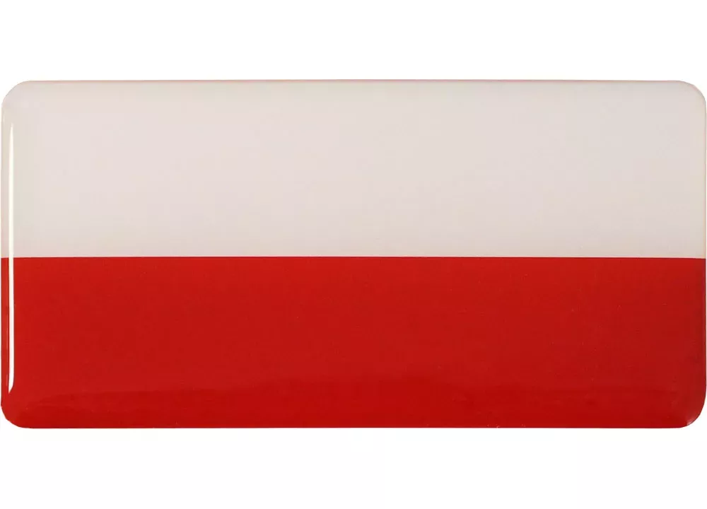 Poland Domed Sticker (Plain)