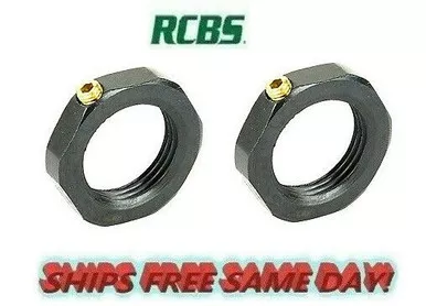 RCBS Die Locking Ring 7/8"-14 Thread Steel, 2 PACK New!! # 87501