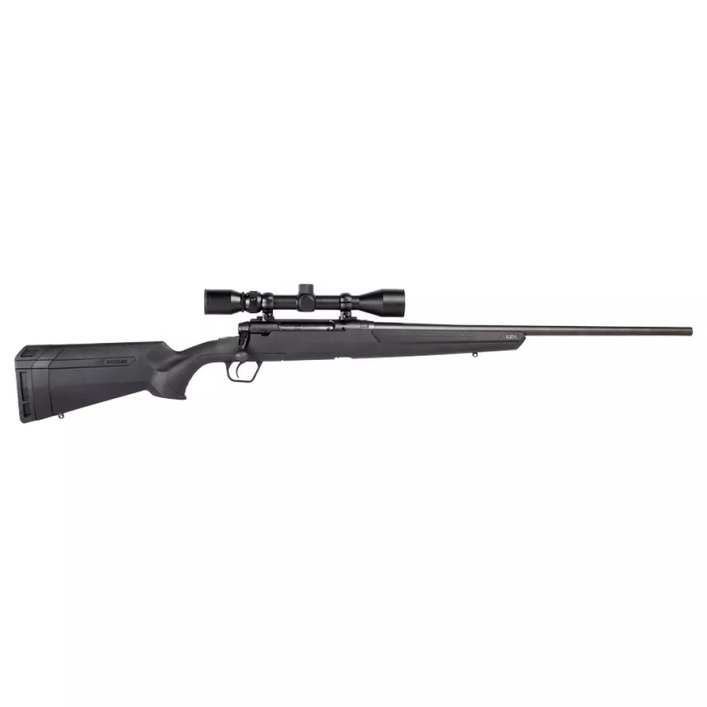 SAVAGE AXIS XP 6.5CM 20", THREADED W/3-9X40 BLACK/BLACK
