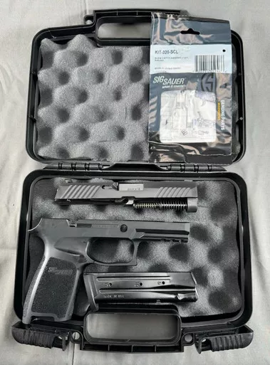 Sig Sauer Caliber X-Change Kit Sig P320 Carry 9mm 17 Rd Mag Black