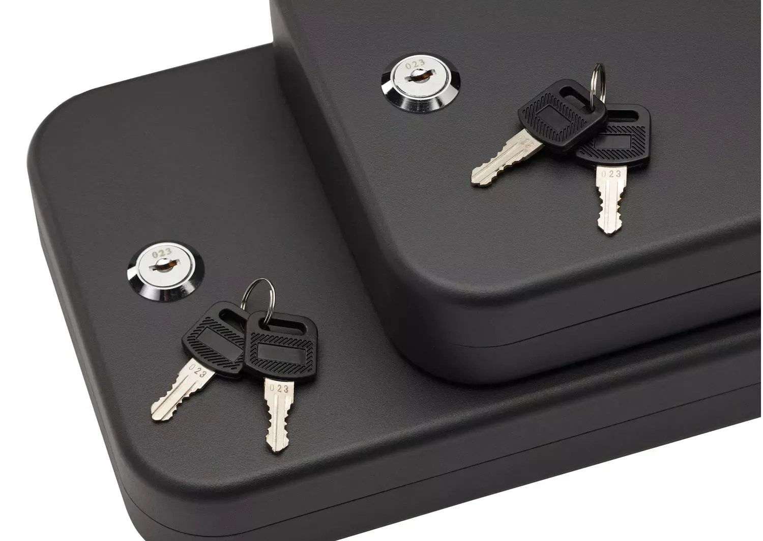 SnapSafe Lock Box Keyed Alike XL Key Entry Black Steel 10 W x 7″ H x 2″ D 2pk”