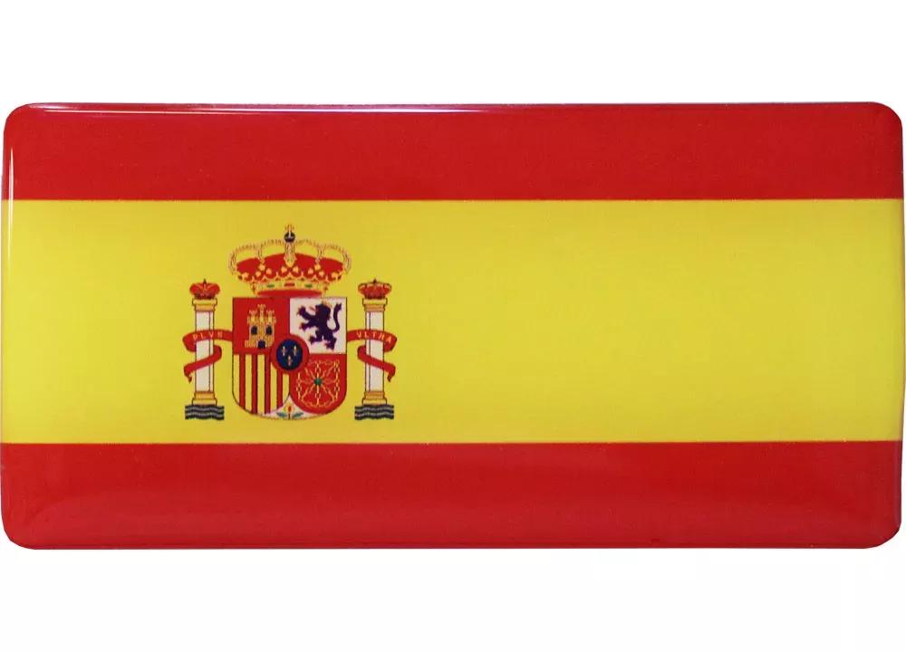 Spain Domed Sticker