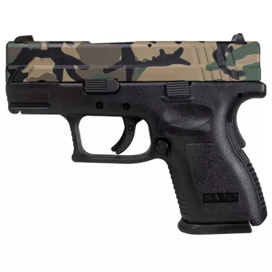Springfield XD9 DEF, 9MM, 3.00" Barrel, 16 Rds, Tiger Stripe Camo