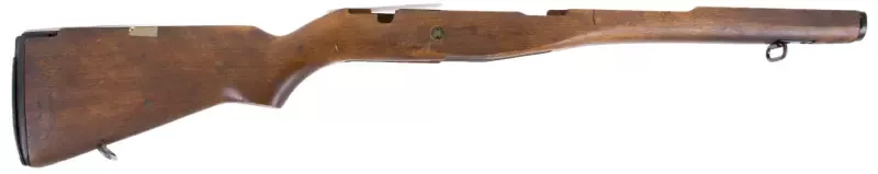Stock, Walnut Stained Hardwood, Used Original G.I. Surplus