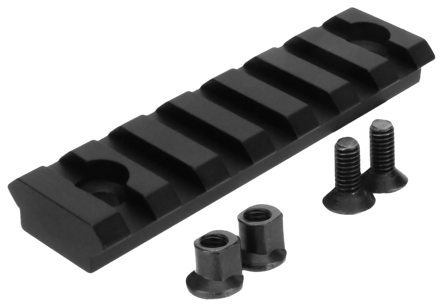 TacFire MAR102 KeyMod 7-Slot Black Hardcoat Anodized 2.95″ – White Birch Armory
