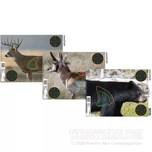 VisiColor Real Life Reactive Paper Targets for Sale - Target Barn
