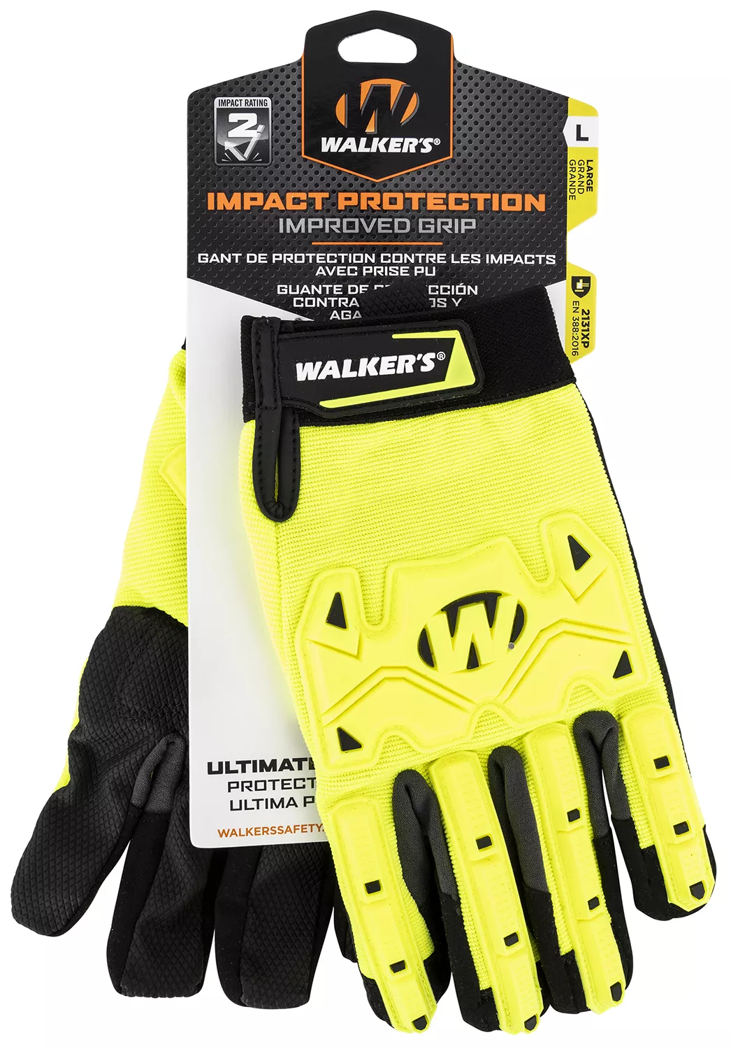 Walkers Cold Weather Impact Protection Gloves Black/Yellow Small – GWPSFHVFFPUIL2SM