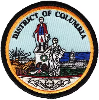 Washington, DC (district of columbia) Circular Patch