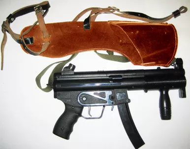 West German GSG9 MP5K SMG Holster, Brown