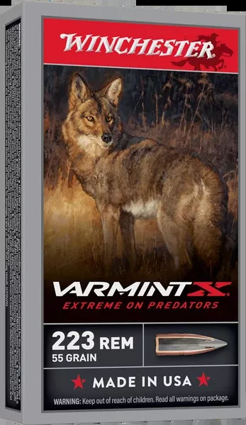 Winchester Varmint X 223 Remington Ammunition 55 Grain Polymer Tip (20pk)