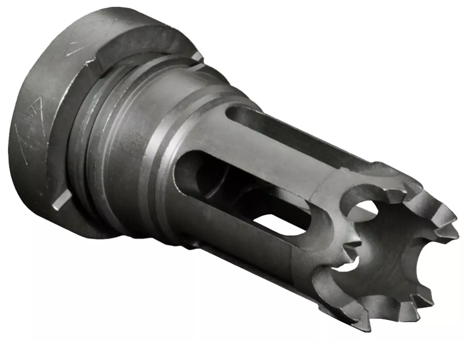 Yankee Hill Phantom Q.D. Flash Hider Black Steel with M14x1 LH Threads for 30 Cal AK-Platform